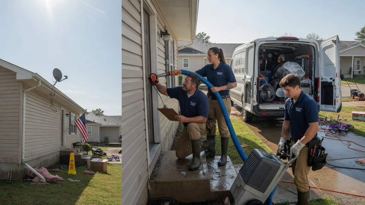 Ceiling Water Damage Restoration in Fouke, AR near me